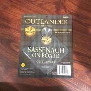 Outlander car window sign